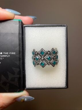Bomb Party REIGN UNICORN "Lillian's Luxe" Paraiba on Hematite $178 MSRP
